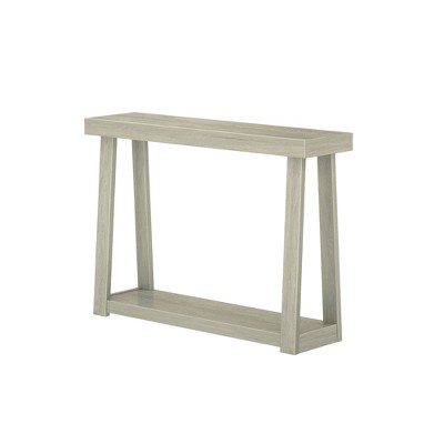 Seashell Solid Wood Console Table with Storage Shelf, 46.25 Inch