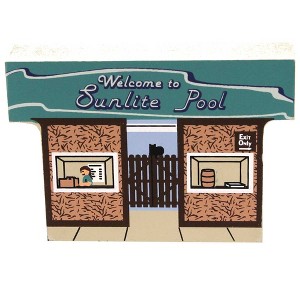 Cats Meow 2.5 Inch Sunlite Pool Entrance Cincinnati Coney Island Village Accessories - 1 of 2