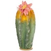 Northlight 8.5" Flowering Cactus Artificial Plant Table Top Decoration - Green/Yellow - 3 of 4
