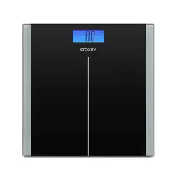 Digital Body Weight Scale with Resistance Bands Black - Etekcity