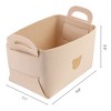 REGALWOVEN Premium Material Collapsible Design Spacious Capacity Versatile Use Open Storage Bins 3 Pcs - 4 of 4