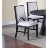 Ridstar 2 Piece Dining Chairs, Armless Chair with Upholstered Seat Back For Dining Room-White - 3 of 4