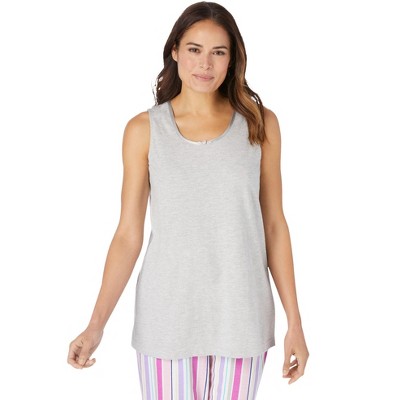 Dreams & Co. Plus Size Knit Sleep Tank