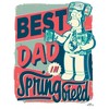 Men's The Simpsons Father's Day Homer Simpson Best Dad in Springfield T-Shirt - 2 of 4