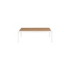 Meridian Furniture,Nizuc Wood Look Accent Paneling Outdoor Patio Aluminum Coffee Table - 2 of 4