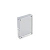Azar Displays Clear Acrylic Magnetic Photo Frame Block 4" x 6" Vertical/Horizontal - 3 of 4