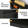 Lirago 6-Tier Wood Open Bookshelf Sturdy Particleboard with Melamine Finish for Living Room Office and Bedroom Storage - 4 of 4