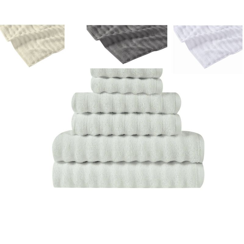 6pc Zero Twist Bath Towel Set - Truly Soft, 4 of 5