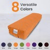 Sol Living Yoga Bolster Pillow with Removable Cover Rectangle - 3 of 4