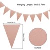 Unique Bargains Festive Wedding Birthday Party Home Decorations Pennant Flags Banner 10 Pcs - 2 of 4