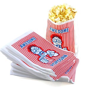 Great Northern Popcorn 2-Oz. Popcorn Bags - Set of 100 Individual Popcorn Snack Bags-Grease Resistant Coated Paper - 1 of 3