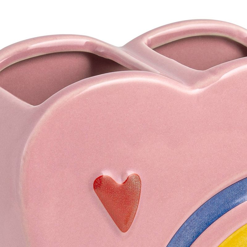 3pc Rainbow Hearts Kids&#39; Bathroom Accessories Set - Allure Home Creations, 5 of 17