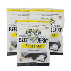 Nebraska Star Beef 3 oz Teriyaki Beef Jerky - Pack of 3 - 1 of 4