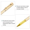 Unique Bargains Metal Smooth Writing Office Reusable Gel Ink Rollerball Pens 12 Pcs - 4 of 4