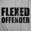 Mens Fitness Tank Funny Sarcastic Flexed Offender Graphic Novelty Sleeveless Tee For Men - Crazy Dog Men's Tank Top - 2 of 4