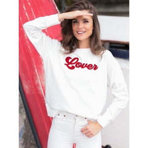 Shiraleah Valentine's Day "Lover" Sweatshirt, Large - 1 of 4