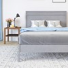 Merrick Lane Solid Wood Platform Bed with Wooden Slats and Headboard, No Box Spring Needed - 3 of 4