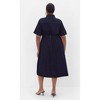 Women's Plus Size Jade Denim Dress - dark denim | CITY CHIC - 3 of 4