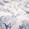 Chanasya Reversible Microfiber Velvet Foliage Leaves 5-Piece Duvet Cover Set - 4 of 4