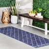 Nuloom Maribel Geometric Machine Washable Pet Friendly Indoor/Outdoor Area Rug - 2 of 4
