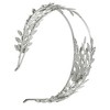 Unique Bargains Women's Elegant Wide Leaf Headband 5.91"x5.20" Silver Tone 1 Pc - 4 of 4