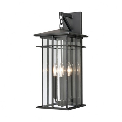 Elk Home Oak Park 3 - Light Wall Light in  Matte Black