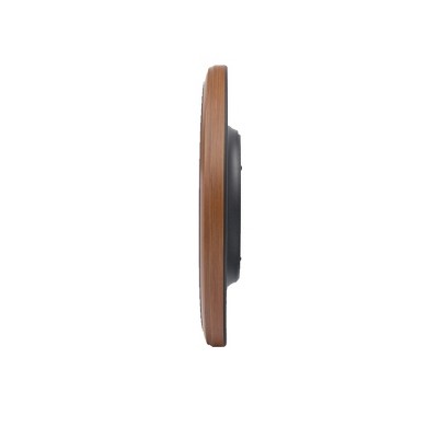 Seiko 13" Brown Wood Finish Wall Clock