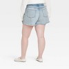 Women's Mid-Rise 90's Baggy Denim Shorts - Universal Thread™ - 2 of 3