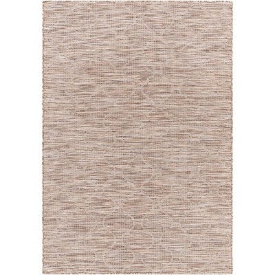 Mark & Day Bussum 5'1"x7' Rectangle Woven Indoor and Outdoor Area Rugs Brick: Stain-Resistant Trellis Polypropylene