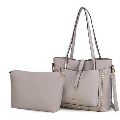MKF Collection Raya Vegan Leather Women’s Shoulder Bag with Crossbody Pouch by Mia K