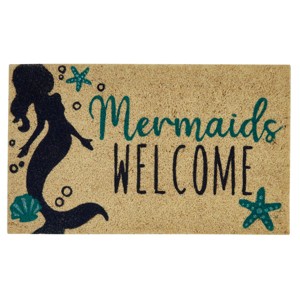 Split P Mermaid Doormat - 1 of 3
