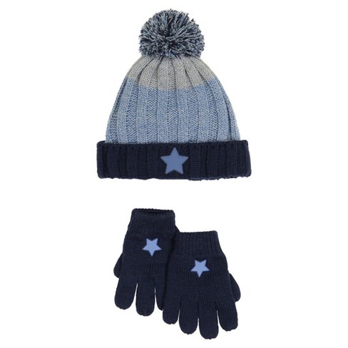 Toddler hat on sale and gloves