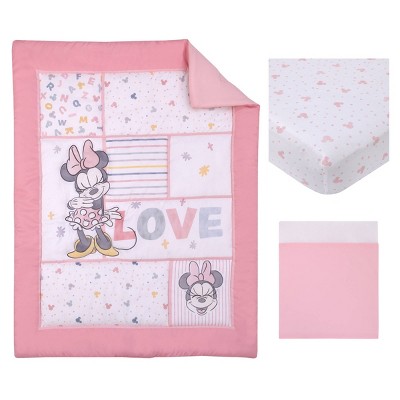 Minnie mouse hotsell crib bedding set