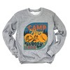 Simply Sage Market Camp More Worry Less Badge Sweatshirt - 3 of 4