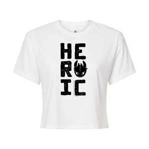 Women's - How to Train Your Dragon - Heroic Cropped Graphic T-Shirt - 1 of 4