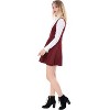 INSPIRE CHIC Women's Button Overalls Pinafore Suspenders Skirt - 4 of 4