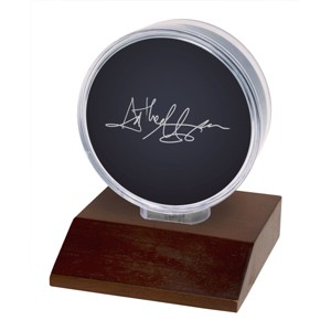 Ultra PRO Hockey Puck Wood Base Display Holder - 1 of 1