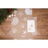 C&F Home 14" x 72" Sandy Coast Cotton Rectangle Nautical Starfish Sea Shell Coral Design Table Runner - 4 of 4