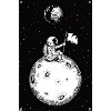 Trends International Lonely Spaceman Looks To Earth Unframed Wall Poster Prints - 4 of 4