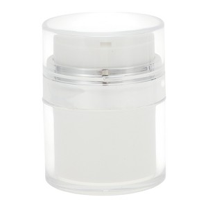 Unique Bargains Cream Jar Vacuum Bottle Travel Toiletry Containers 1 Pc - 1 of 4