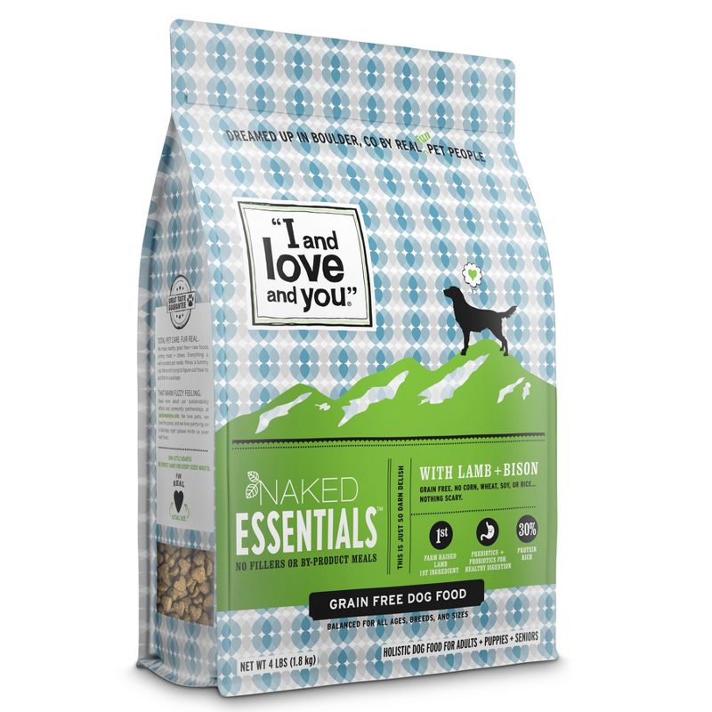 I and Love and You Naked Essentials Grain Free with Lamb & Bison Holistic Dry Dog Food, 4 of 13