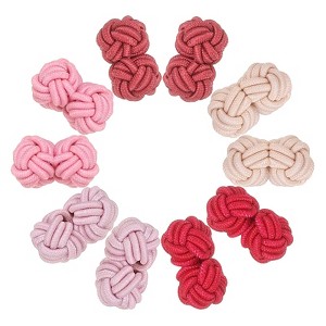 Unique Bargains Elastic Fabric Silk Knot Cufflink for Men - 1 of 4