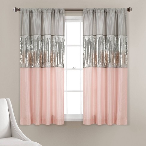 Set Of 2 (84x52) Grommet Top Insulated Blackout Window Curtain Panels  Beige - Lush Décor : Target