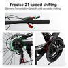 NicBex 24" Mountain Bike with Full Suspension for Adults,21-Speed Grip Shifters,High Carbon Steel Frame,Mechanical Disc Brake,MTB Bikes - 4 of 4