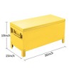 GustoWave Steel Truck Bed Toolboxes, 36'' Jobsite Storage Box Heavy Duty Steel Jobsite Tool Chest, Large Deck Truck Bed Box - 2 of 4