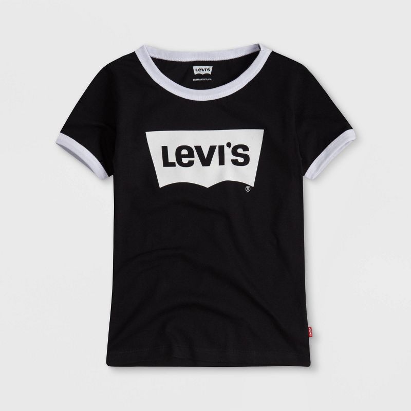Levi's® Girls' Short Sleeve Oversized Batwing Graphic T-Shirt, 4 of 11