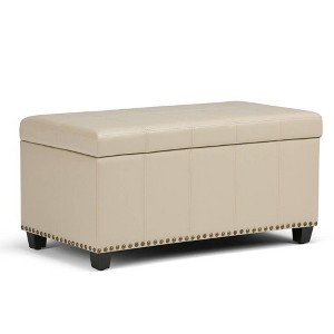 34" Megan Storage Ottoman Bench - Wyndenhall - 1 of 4