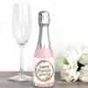 Big Dot of Happiness Fall Friends Thanksgiving - Mini Wine and Champagne Bottle Label Stickers Friendsgiving Favor Gift for Women and Men - Set of 16 - 2 of 4
