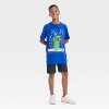 Boys' Minecraft Americana Short Sleeve Graphic T-Shirt - Blue - 4 of 4