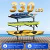 Garvee Kayak Storage Rack, Heavy Duty Kayak Racks with Adjustable Shelves, Metal Kayak Stand for Ships, Canoe, Surfboard & Paddleboard, Garage, Beach - 2 of 4
